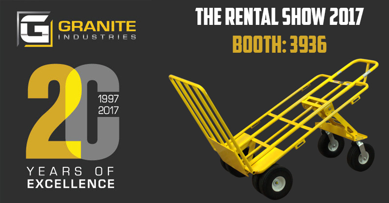 Granite Industries Celebrates 20 Years at The Rental Show 2017!
